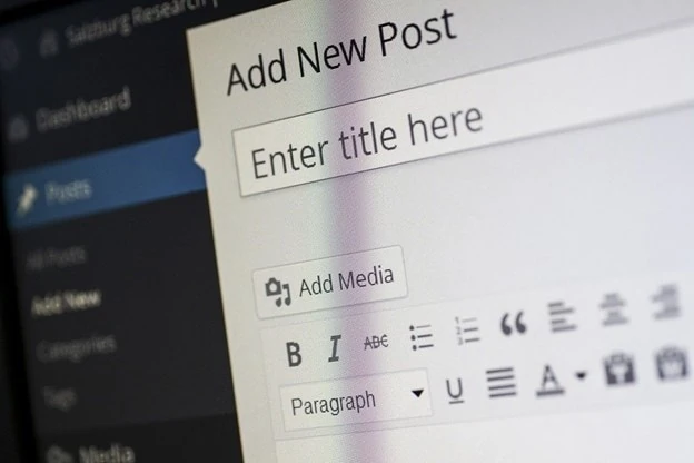 WP add new post page