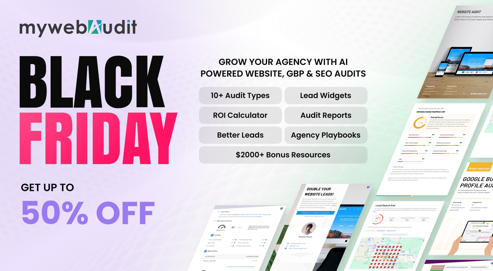 My Web Audit Black Friday / Cyber Monday Deal