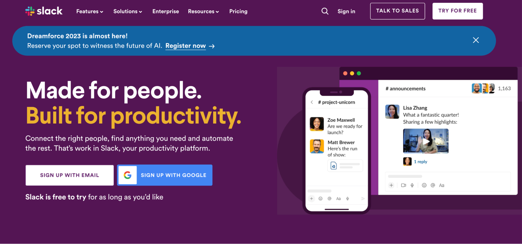 Slack hero image