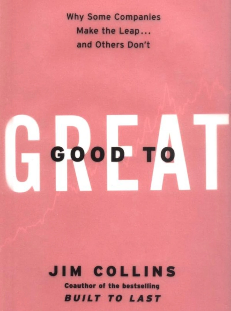 good to great by jim collins book cover